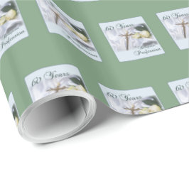 60年間の宗教活動をパーソナライズ ラッピングペーパー