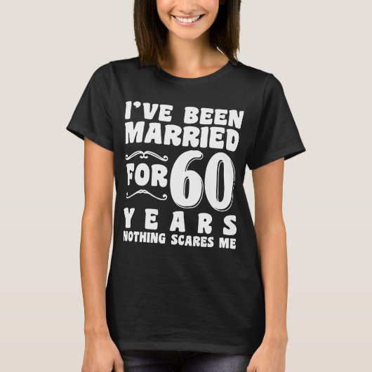 60年間の結婚生活を経た婚約記念品 Tシャツ (正面)
