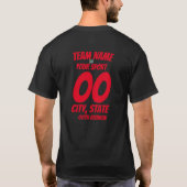 60年、61年、62年、63年、64年、65年、66年、67年、68年、69年、70年 同窓会 Tシャツ (裏面)