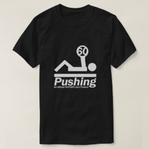 60役人FAST@50 Gymwearを押すこと Tシャツ