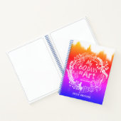 60日のアートチャレンジレインボースケッチブック ノートブック (内部)