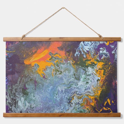 60日の出の北の湖。 吊り下げ型タペストリー (正面)