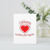 60日。記念日 ポストカード (スタンド正面)