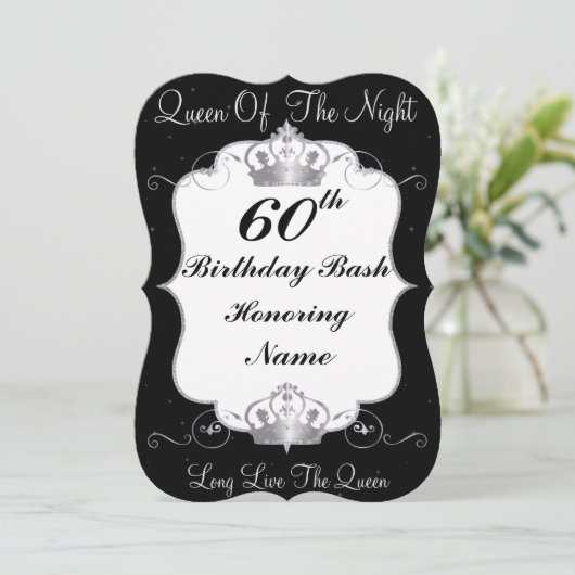 60日、誕生日 招待状 (スタンド正面)