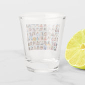 60枚のフォトコラージュを作成 ショットグラス (裏面)