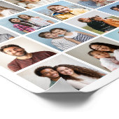 60枚のフォトコラージュを作成 ポスター (角)