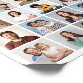 60枚のフォトコラージュを作成 ポスター (角)