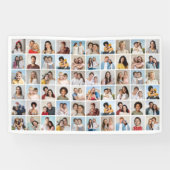 60枚のフォトコラージュを作成 横断幕 (横)