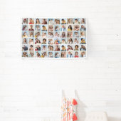 60枚のフォトコラージュを作成 横断幕 (インサイチュ)