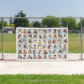 60枚のフォトコラージュを作成 横断幕 (インサイチュ)