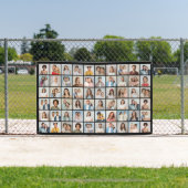 60枚のフォトコラージュを作成 横断幕 (インサイチュ)