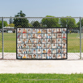 60枚のフォトコラージュを作成 横断幕