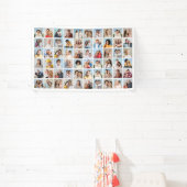 60枚のフォトコラージュを作成 横断幕 (インサイチュ)