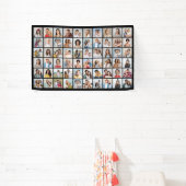 60枚のフォトコラージュを作成 横断幕 (インサイチュ)