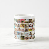 60枚モダンのコラージュ コーヒーマグカップ (中央)