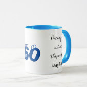 60歳おもしろいの誕生日のプレゼント、私は暑かった。 マグカップ (正面右)