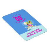 60歳おもしろいの誕生日引用文 マグネット (右側)