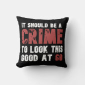 60歳おもしろい60誕生日 動揺して クッション (正面)