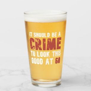 60歳おもしろい60誕生日 動揺して タンブラーグラス