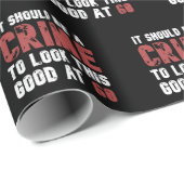 60歳おもしろい60誕生日 動揺して ラッピングペーパー (ロールコーナー)