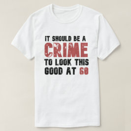 60歳おもしろい60誕生日 動揺して Tシャツ