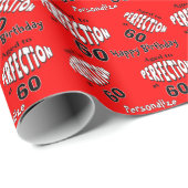 60歳から完成まで | 60番目の誕生日 ラッピングペーパー (ロールコーナー)