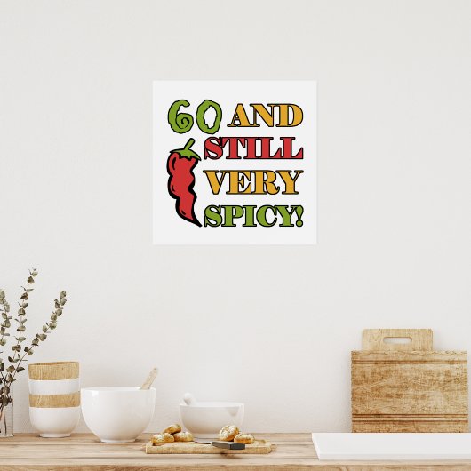 60歳で辛い ポスター (キッチン)