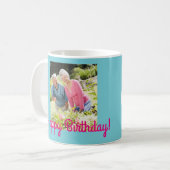 60歳とファンタスティック60歳の誕生日パーティフォトギフト コーヒーマグカップ (正面左)