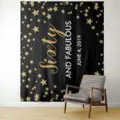 60歳と素晴らしい誕生日フォトブースの背景バナー タペストリー (インサイチュ)