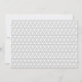 60歳と60歳の誕生日パーティーの招待 招待状 (裏面)