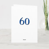 60歳なんて大したことないよ 60歳の誕生日ユーモア名言 カード (裏面)