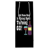 60歳になるときの誕生日 ワインギフトバッグ (裏面)