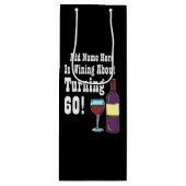 60歳になるときの誕生日 ワインギフトバッグ (正面)