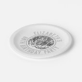 60歳のお祝い誕生日紙プレート ペーパープレート (アングル)