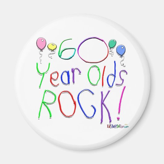 60歳のオールドロック！ マグネット (正面)