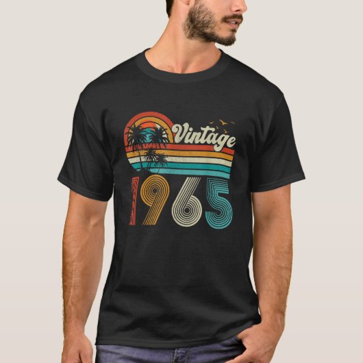 60歳のギフトヴィンテージ1965 おもしろい 60th tシャツ (正面)