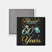 60歳のクリスチャンの誕生日おめでとう マグネット (正面/裏面)