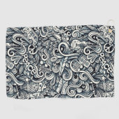 60歳のヒッピー ゴルフタオル (横)