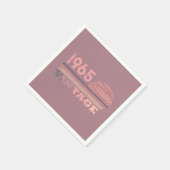 60歳のヴィンテージ60歳の誕生日パーティー スタンダードカクテルナプキン (角)