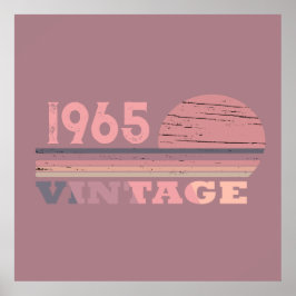 60歳のヴィンテージ60歳の誕生日パーティー ポスター