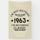 60歳のヴィンテージ60歳の誕生日パーティー 横断幕 (縦)