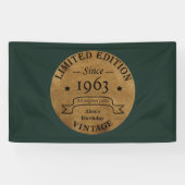 60歳のヴィンテージ60歳の誕生日パーティー 横断幕 (横)