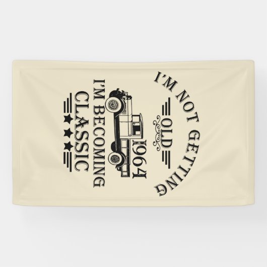 60歳のヴィンテージ60歳の誕生日パーティー 横断幕 (横)