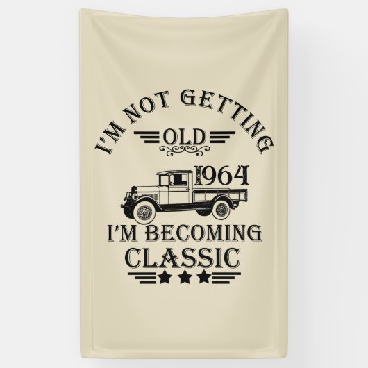 60歳のヴィンテージ60歳の誕生日パーティー 横断幕 (縦)