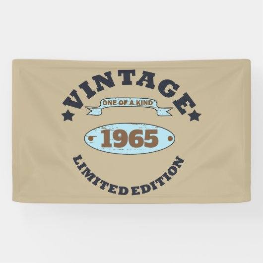 60歳のヴィンテージ60歳の誕生日パーティー 横断幕 (横)