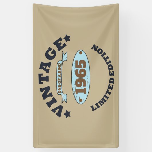 60歳のヴィンテージ60歳の誕生日パーティー 横断幕 (縦)