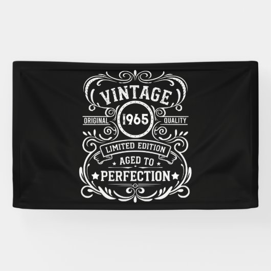 60歳のヴィンテージ60歳の誕生日パーティー 横断幕 (横)