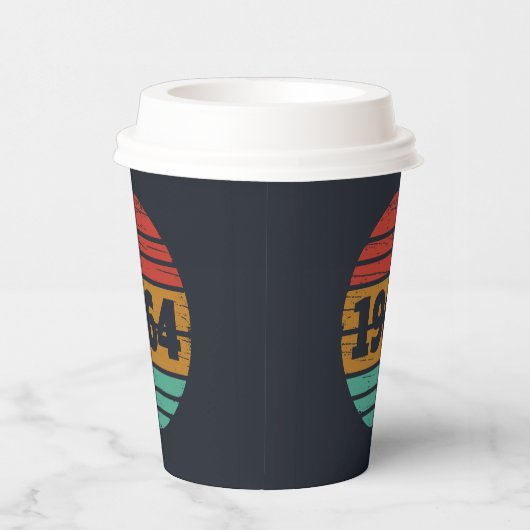 60歳のヴィンテージ60歳の誕生日パーティー 紙コップ (右)