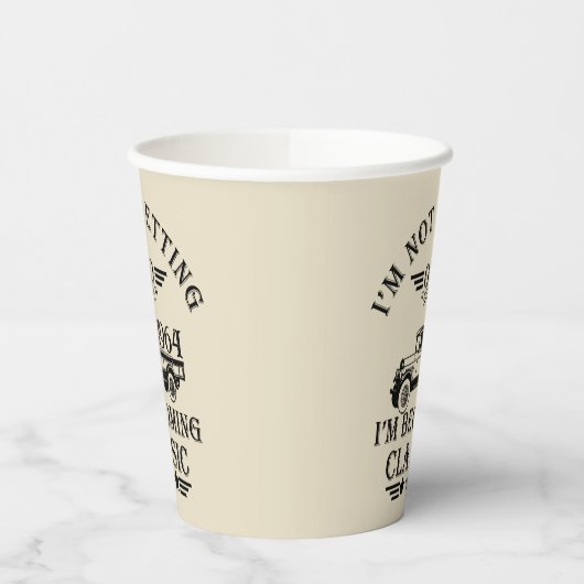 60歳のヴィンテージ60歳の誕生日パーティー 紙コップ (左)