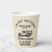 60歳のヴィンテージ60歳の誕生日パーティー 紙コップ (正面)